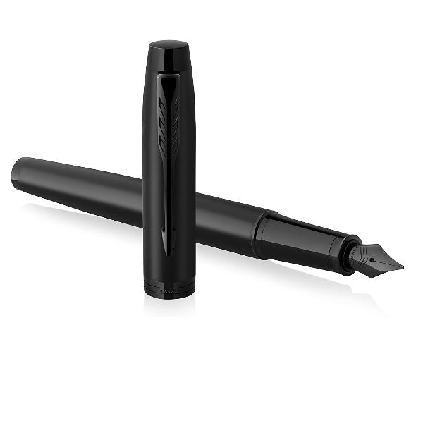 Parker IM Achromatic - Penna stilografica - blu …