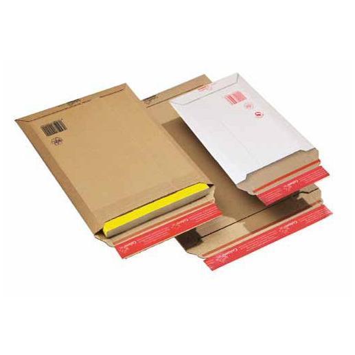 ColomPac CP 010 - Busta postale - espandibile - formato A4+ - 235 x 340 mm - rettangolare - estremità aperta - autoadesiva - resistente agli strappi - marrone - pacco da 20