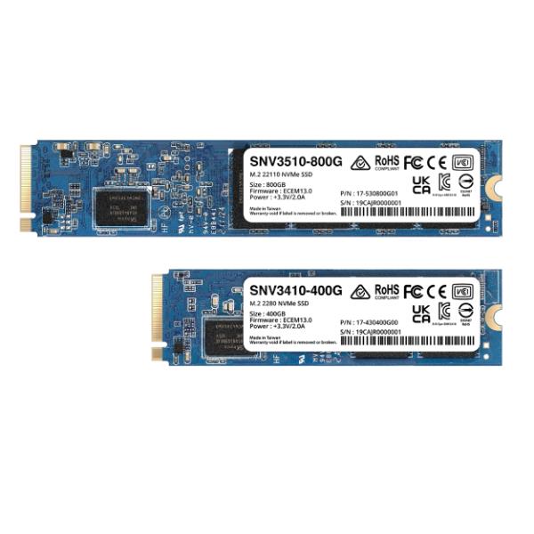 Synology SNV3410 - SSD - 400 GB - interno - M.2 2280 - PCIe 3.0 x4 (NVMe)