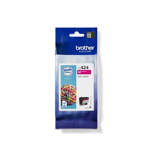Brother LC424M - Magenta - originale - cartuccia d'inchiostro - per Brother DCP-J1200W