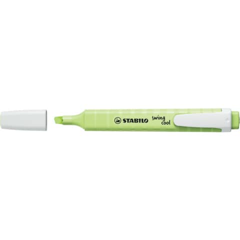 STABILO swing cool - Evidenziatore - dash of lime pastello - inchiostro base acqua - 1-4 mm
