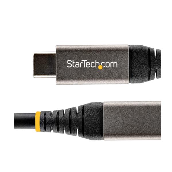 StarTech.com Cavo USB tipo C da 50cm - Cavo da USB-C a USB-C 5Gbps - USB-C 3.1/3.2 Gen 2 Type-C - 100W (5A) Power Delivery - Supporta DP Alt Mode (USB315CCV2M) - Cavo USB - USB-C (M) a USB-C (M) - USB 3.2 Gen 2 / DisplayPort 1.4 /Thunderbolt 3 - 50 cm - supporto 4K - grigio, nero - per P/N: DK30C2DAGPD, DK30C2HAGPD