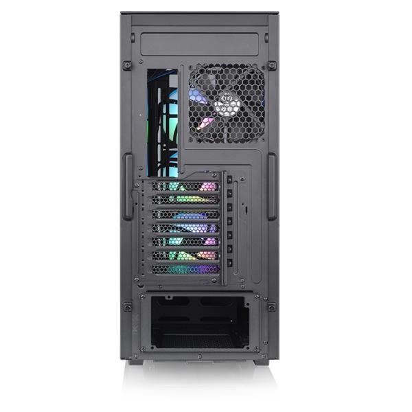 Thermaltake Divider 500 TG ARGB - MDT - ATX - pannello laterale finestrato (vetro temperato) - senza alimentazione (PS/2) - nero - USB/Audio