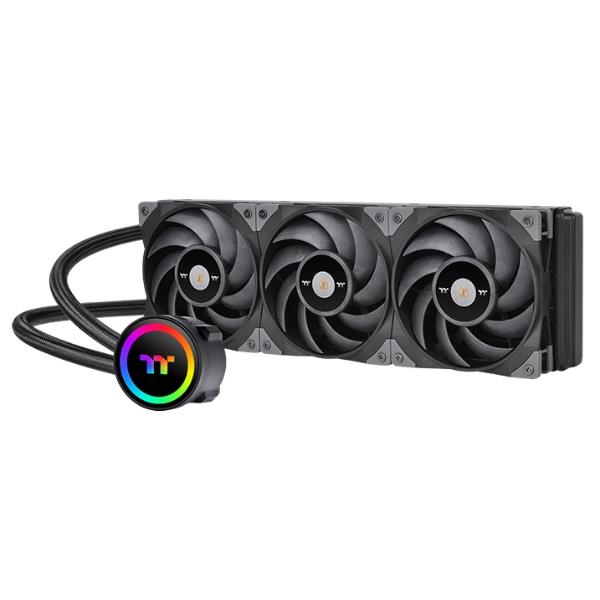 Thermaltake TOUGHLIQUID 360 ARGB Sync - Sistema di raffreddamento a liquido del processore - Dimensione radiatore: 360 mm - (per: LGA1156, AM2, AM2+, LGA1366, AM3, LGA1155, AM3+, LGA2011, FM1, FM2, LGA1150, LGA2011-3, LGA1151, AM4, LGA2066, LGA1200) - 120 mm