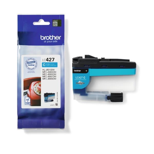 Brother LC427C - Ciano - originale - cartuccia d'inchiostro - per Brother HL-J6010DW, MFC-J5955DW, MFC-J6955DW, MFC-J6957DW