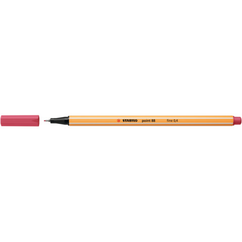 STABILO point 88 - Penna a punta sottile - strawberry red - 0.4 mm - fine
