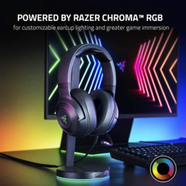 Razer Kraken V3 X - Cuffie con microfono - dimensione completa - cablato - USB