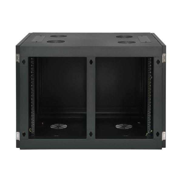 Tripp Lite 12U Wall Mount Rack Enclosure Server Cabinet Side Mount Wallmount - Rack cabinet - montaggio a parete - nero - 12U - 19"