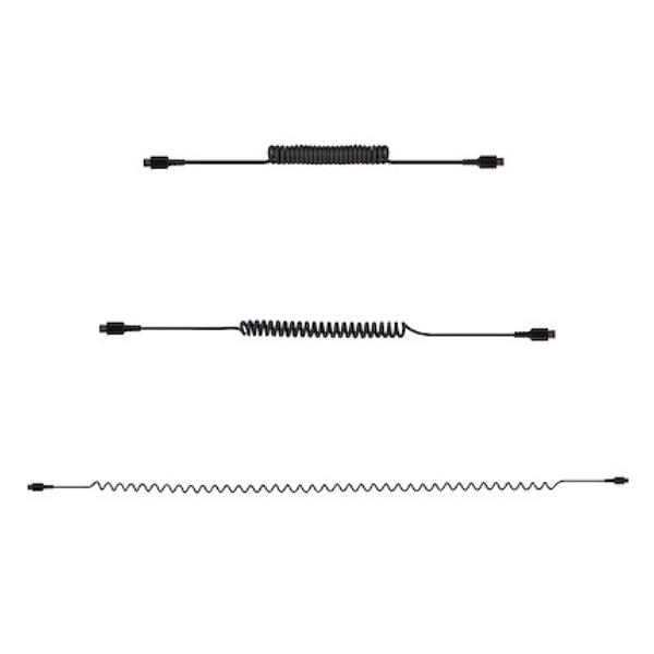 StarTech.com Cavo USB C Ricarica Veloce da 1m; Cavetto USB tipo C 2.0 Spiralato di Alimentazione e Sincronizzazione; Resistente Cavo USB C/USB C in Fibra Aramidica, M/M, Nero (R2CCC-1M-USB-CABLE) - Cavo USB - USB-C (M) a USB-C (M) - USB 2.0 - 3 A - 1 m - avvolto a spirale - nero