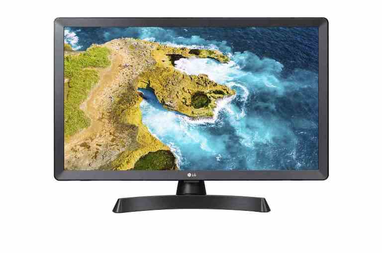 LG 24TQ510S-PZ - Monitor a LED con sintonizzatore TV - Smart - 23.6" - 1366 x 768 HD - 250 cd/m² - 1000:1 - 14 ms - 2xHDMI, RCA (composito), RCA (componente) - altoparlanti - nero, grigio ferro