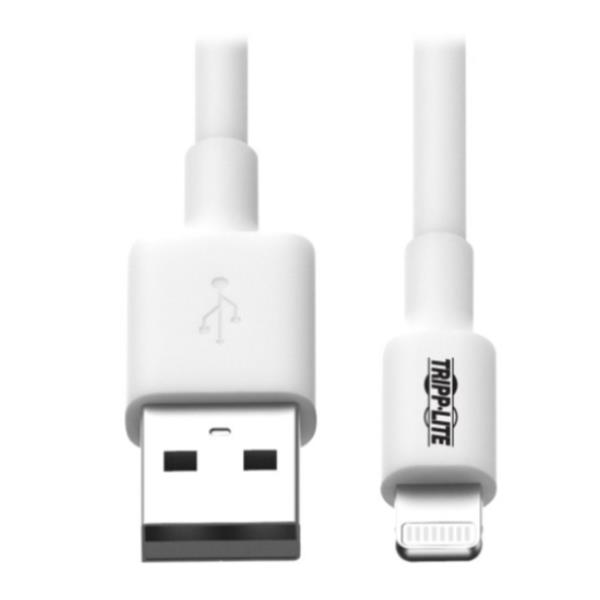 Tripp Lite 6ft Lightning USB/Sync Charge Cable for Apple Iphone / Ipad White 6' - Cavo dati / alimentazione - USB maschio a Lightning maschio - 1.83 m - bianco