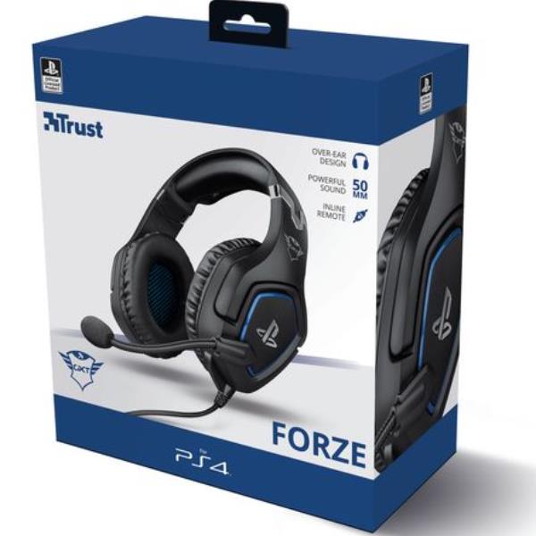 Trust Gaming GXT 488 Forze - Cuffie con microfono - dimensione completa - cablato - jack 3,5 mm - nero - per Sony PlayStation 4, Sony PlayStation 4 Pro, Sony PlayStation 4 Slim