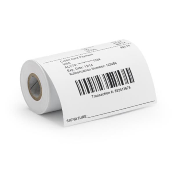 Zebra 8000D - Non rivestita - Rotolo (10,16 cm x 31,7 m) 16 rotoli carta per ricevute - per Zebra RW 420, RW 420 Print Station, MC55/MC65 version; QL 420, 420 Plus; QLn 420