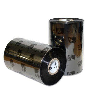 Zebra 2300 - Confezione da 12 - 110 mm x 450 m - nero - ricarica nastro inchiostrato per stampante (trasferimento termico) (pacchetto di 12) - per Zebra R-140, S4M, Z4Mplus, Z6MPlus; PAX 110, 170; Xi Series 110, 140, 170, 220