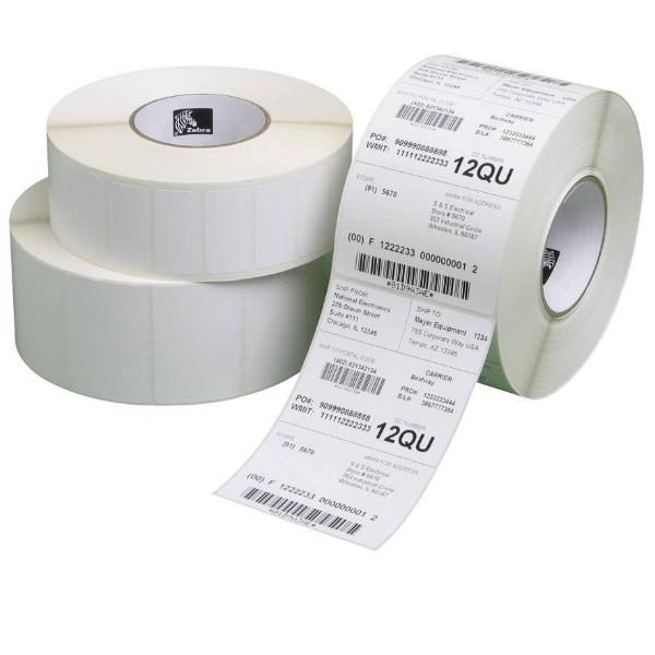 Zebra Z-Ultimate 3000T - Poliestere - Lucido - adesivo permanente - bianco - 101.6 x 101.6 mm 5728 etichette (4 rotolo(i) x 1432) Nastro - per PAX 110; S Series 105; TLP 2746; Xi Series 110, 140, 170, 220; Z Series Z4Mplus, Z6Mplus
