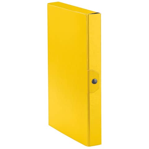 Scatola progetto Eurobox - dorso 4 cm - 25 x 35 cm - giallo - Esselte