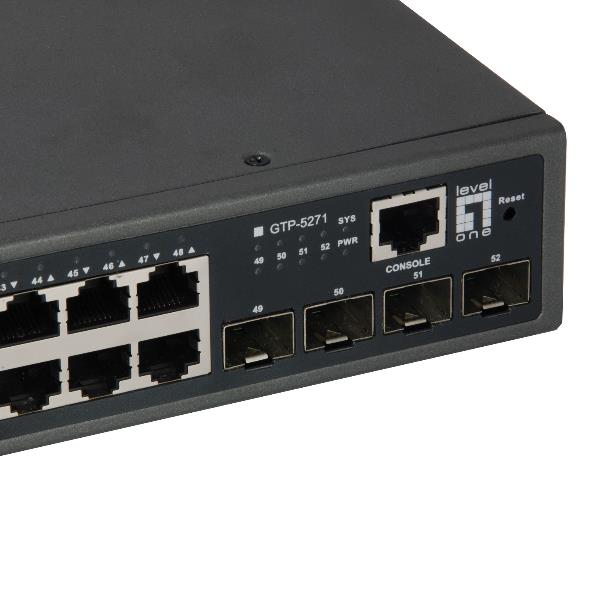 LevelOne GTP-5271 - Switch - L3 Lite - …