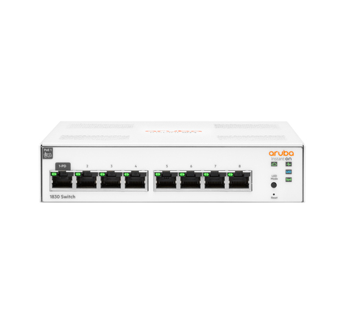 HPE Aruba Instant On 1830 8G Switch - Switch - intelligente - 8 x 10/100/1000 - desktop