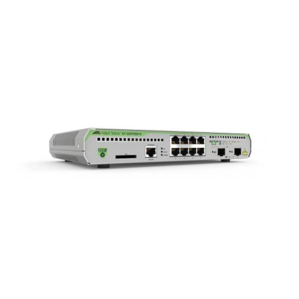 Allied Telesis CentreCOM AT-GS970M/10 - Switch - L3 - gestito - 8 x 10/100/1000 + 2 x SFP (GBIC mini) uplink - desktop
