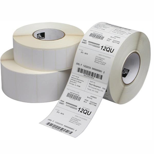 Zebra Z-Perform 1000T - Adesivo permanente - perforato - 5,51 mil - bianco - 102 x 152 mm 3800 etichette (4 rotolo(i) x 950) etichette - per Zebra 110, 140, 220, Z4Mplus, Z6MPlus, ZM400, ZM600; Xi Series 140, 170; Z Series ZM600