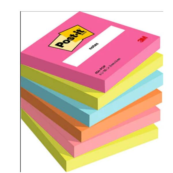 Post-it Notes Poptimistic Collection - Sticky notes cube …