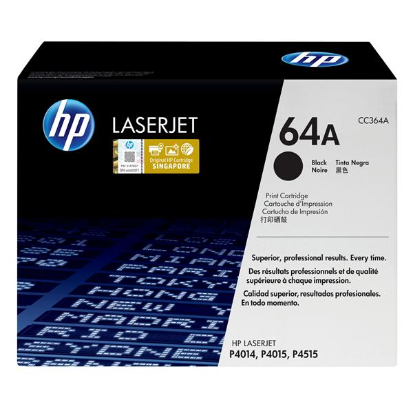 HP 64A - Nero - originale - LaserJet - cartuccia toner (CC364A) - per LaserJet P4014, P4015, P4515