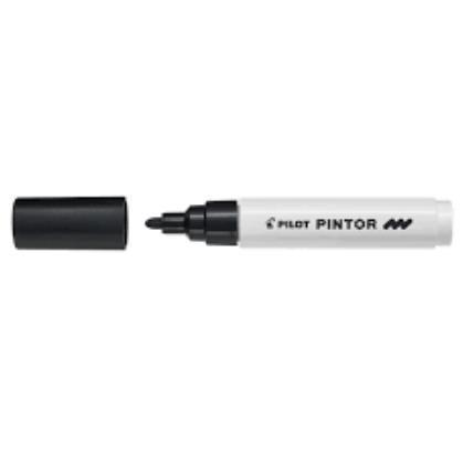Pilot Pintor - Marcatore - permanente - nero - inchiostro pigmentato base acqua - 1.4 mm - medio