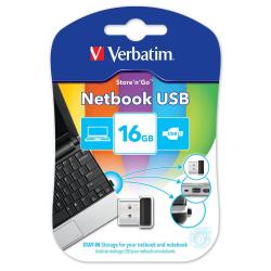 Verbatim Store 'n' Stay USB Drive - Chiavetta USB - 16 GB - USB 2.0 - nero