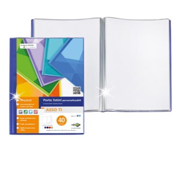 SEI ASSO TI - Portalistini per presentazione - 100 compartimenti - per 220 x 300 mm