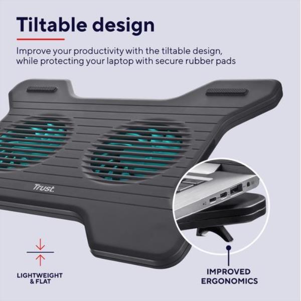 Trust Notebook Cooling Stand Xstream Breeze - Supporto …