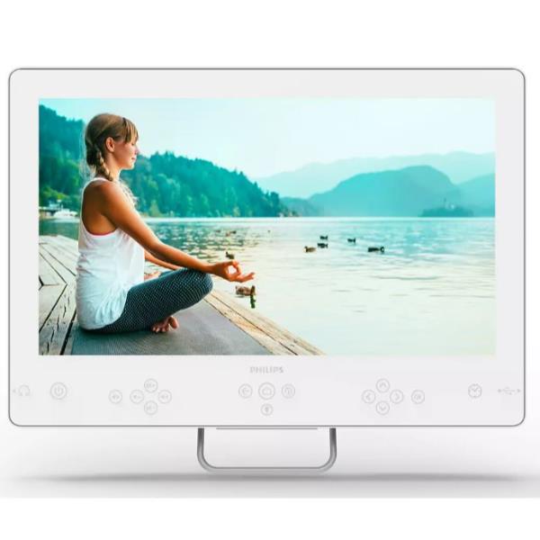 Philips 19HFL5214W - 19" Categoria diagonale Professional HeartLine TV LCD retroilluminato a LED - assistenza sanitaria/ospedale - Smart TV - Android TV - 720p 1366 x 768 - bianco, vetro temperato