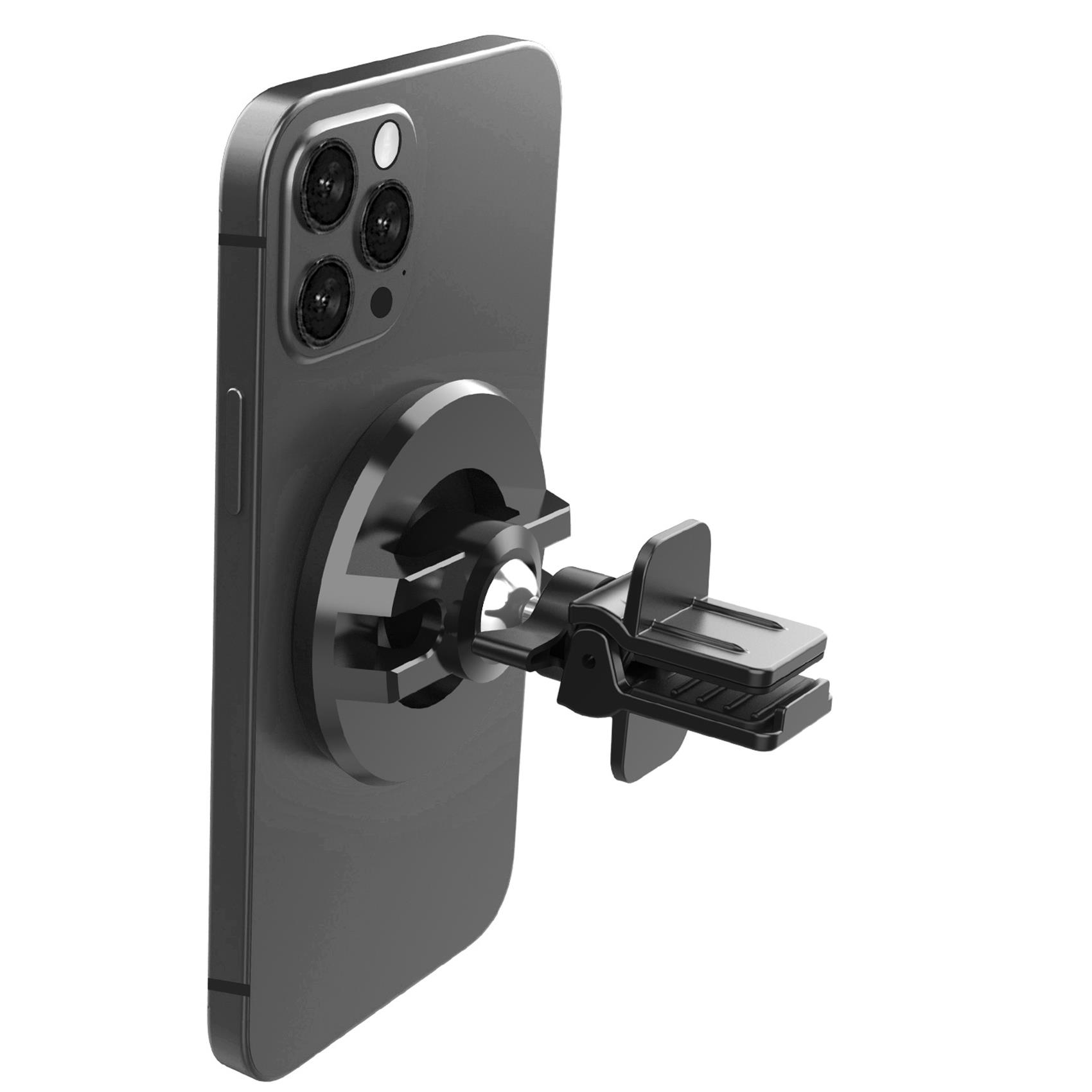 Celly Ghostmag - Supporto carta magnetica per telefono cellulare - nero - per Apple iPhone 12, 12 mini, 12 Pro, 12 Pro Max, 13, 13 mini, 13 Pro, 13 Pro Max, SE