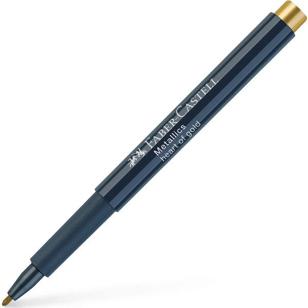 Faber-Castell Metallics - Marcatore - heart of gold - inchiostro base acqua - 1.5 mm