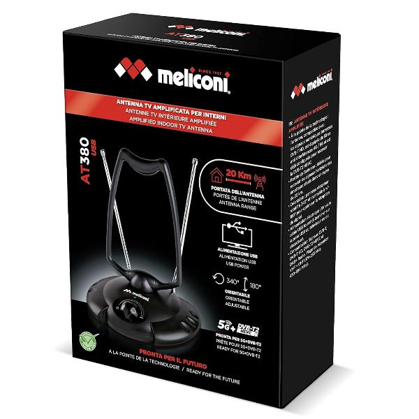 Meliconi AT 380 USB - Antenna - telescopica, …
