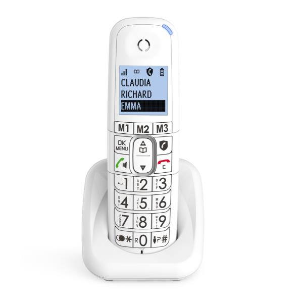 Alcatel-Lucent Xl785 Duo - Telefono cordless - sistema di segreteria con ID chiamante - 3-way capacità di chiamata - bianco