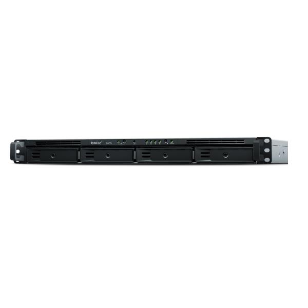 Synology RackStation RS822RP+ - Server NAS - 4 alloggiamenti - montabile in rack - SATA 6Gb/s - RAID 0, 1, 5, 6, 10, JBOD - RAM 2 GB - Gigabit Ethernet - iSCSI supporto - 1U