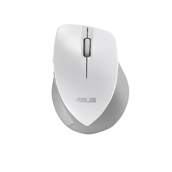 ASUS WT465 - Mouse - ottica - senza fili - 2.4 GHz - ricevitore wireless USB - bianco