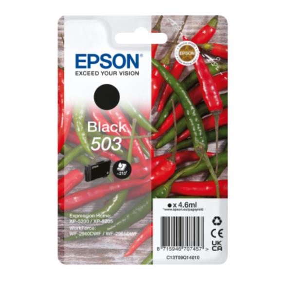 Epson 503 - 4.6 ml - nero - originale - blister - cartuccia d'inchiostro - per EPL 5200; RIP Station 5200; WorkForce WF-2960