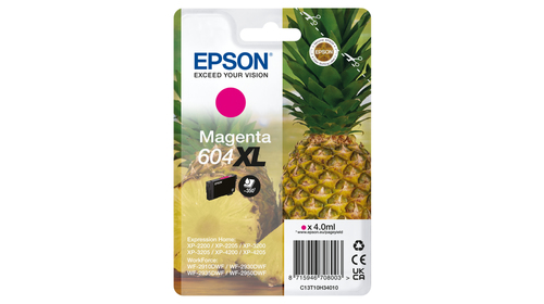 Epson 604XL - 4 ml - XL - magenta - originale - blister - cartuccia d'inchiostro - per EPL 4200; Home Cinema 3200; Stylus Photo 2200