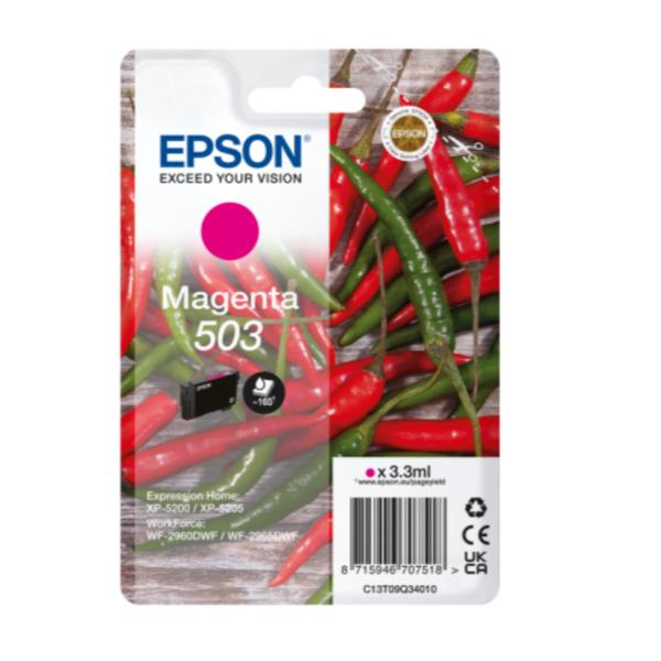 Epson 503 - 3.3 ml - magenta - originale - blister - cartuccia d'inchiostro - per WorkForce WF-2960
