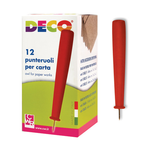 Punteruolo per carta - 9 cm - Deco - conf. 12 pezzi