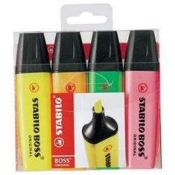 Evidenziatore Stabilo Boss Original - punta a scalpello …