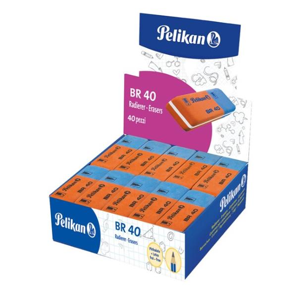 Gomma BR40 - blu e rossa - Pelikan …