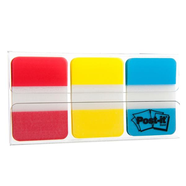 Segnapagina Post-it Index Strong Medium - 686-RYB - 25 x 38 mm - colori classici - Post-it - conf. 66 pezzi