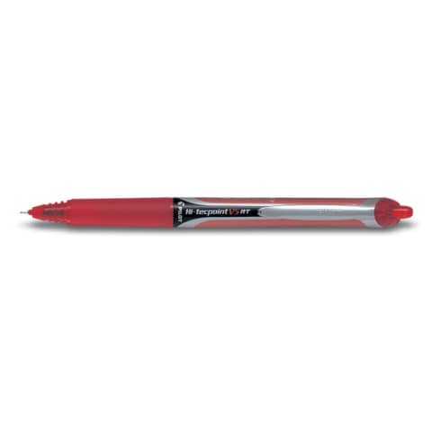 Roller a scatto Hi Tecpoint V5 RT - punta 0,5mm - rosso - Pilot