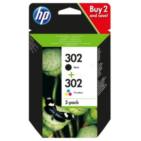 Hp - Confezione 2 cartucce originale- Hp 302 …