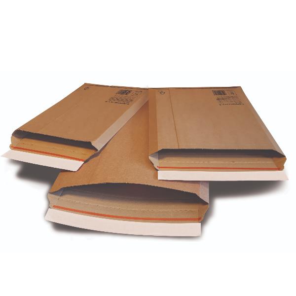 Sacchetti e-commerce pack - 34 x 50 x 7 cm - cartone microonda - avana - Blasetti - conf. 10 pezzi