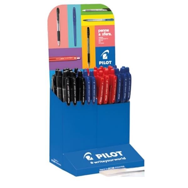 Penna Supergrip - punta fine - colori assortiti …