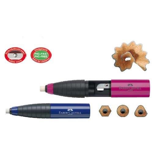 Temperamatite Twist Combi con gomma con contenitore - …