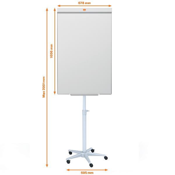 Lavagna portablocco Classic con ruote - 100 x …